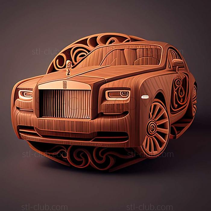 3D модель Rolls Royce Wraith 2013 (STL)